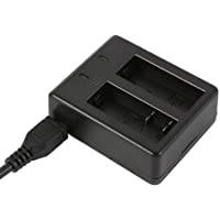 IXROAD Cargador de Batería para Cámara Deportiva Action CAM Apeman- AKASO- Campark- Crosstour- Victure- JEEMAK- DBPOWER…